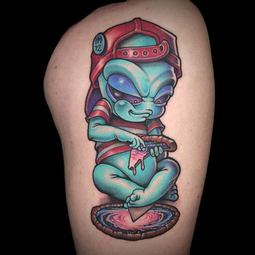 I migliori disegni di tatuaggi alieni 3