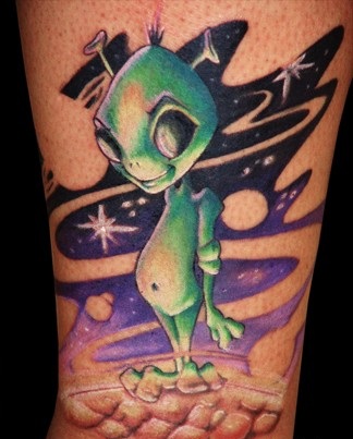 Tatuaggi alieni funky