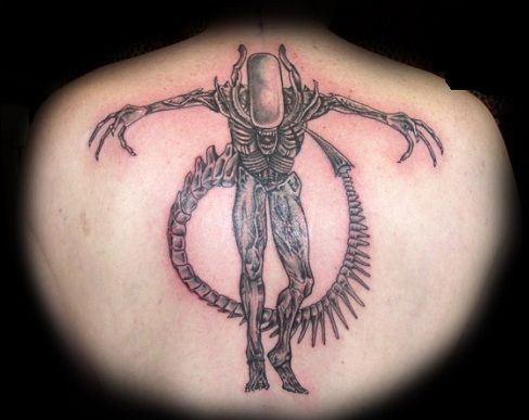 tatuaggio alieno