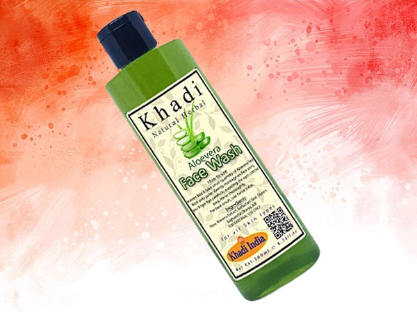 Jabón facial de aloe vera a base de hierbas naturales de Khadi