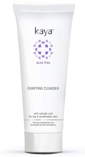 Limpiador purificante sin acné de Kaya Clinic para una piel radiante