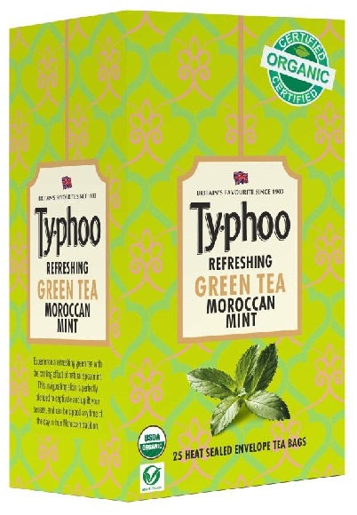 Tè verde biologico Typhoo - Menta del Marocco
