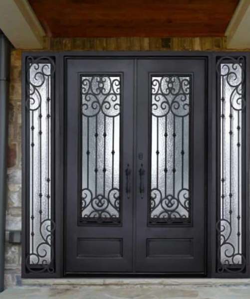 Puertas de hierro ornamentales