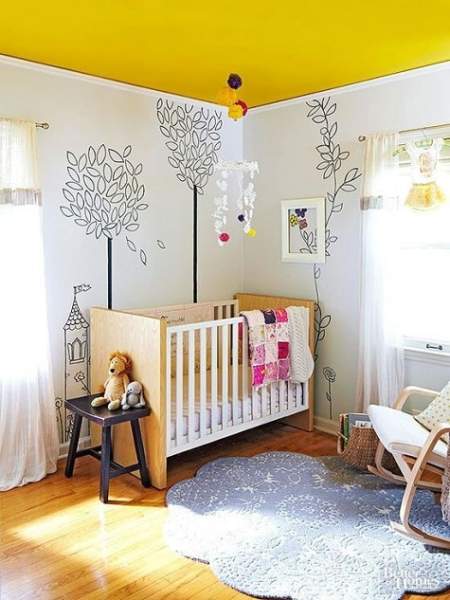 Idee per dipingere/colorare il soffitto della camera dei bambini