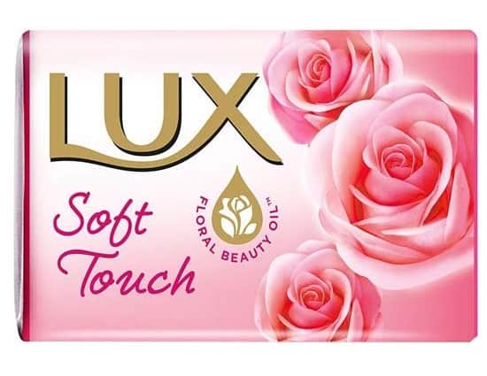 Jabón en barra de aceite de almendras y rosas francesas de tacto suave Lux