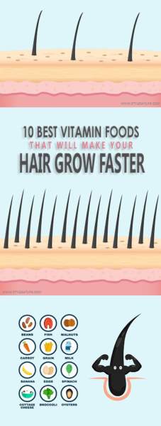 alimentos vitamínicos para el crecimiento del cabello