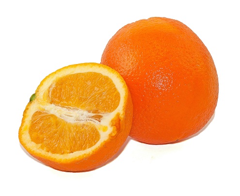 Mascarilla de frutas de naranja para un brillo natural