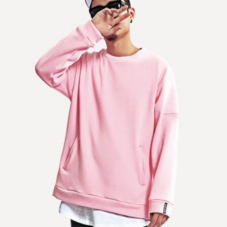Pullover rosa Felpa uomo
