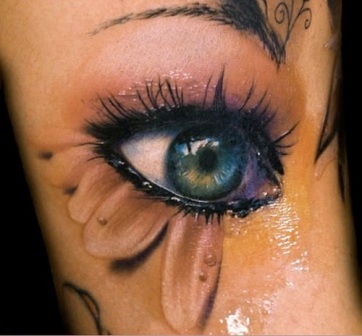 Apertura dell'occhio fresco tatuaggi 3D