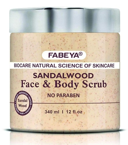 Fabeya Biocare Scrub viso e corpo al legno di sandalo naturale