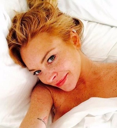 Lindsay Lohan senza trucco 5