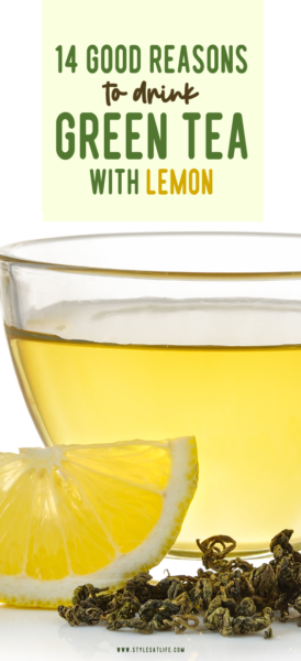 14 beneficios para la salud basados ​​en la investigación del té verde con limón
