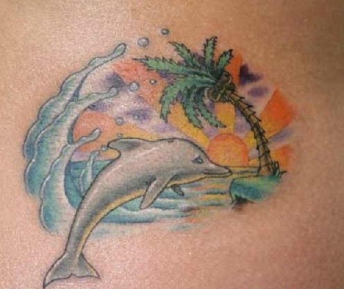 diseños de tatuajes de delfines 1