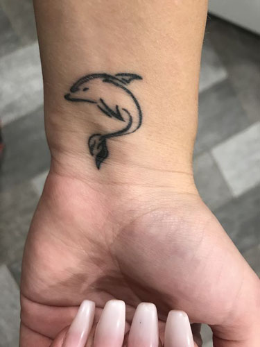Disegni del tatuaggio del delfino 8