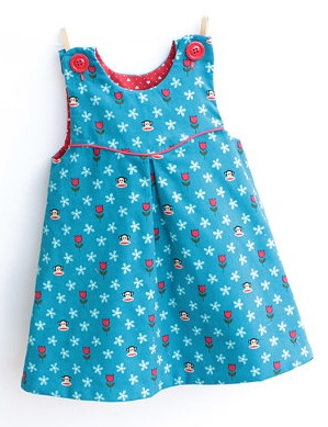 Vestido de tulipán para niños pequeños