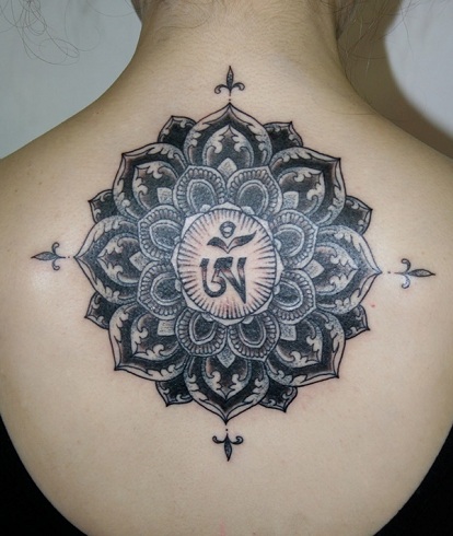 Disegni del tatuaggio del tipo di segnaletica Mandala