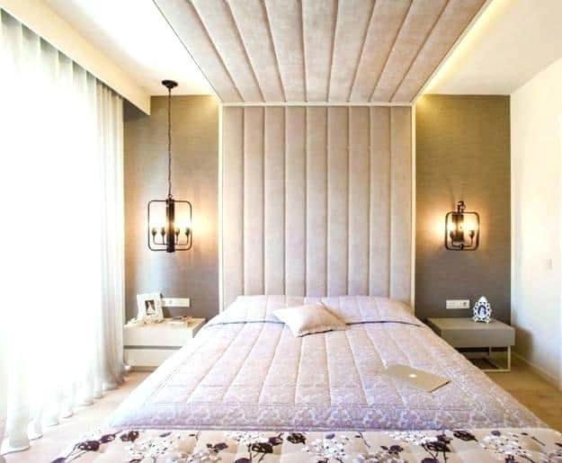 Diseño de techo de pared para dormitorio