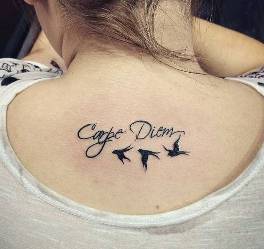 Los mejores diseños de tatuajes de Carpe Diem 2