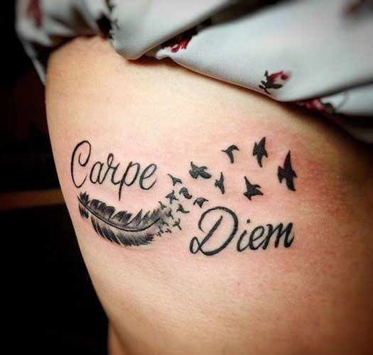 Los mejores diseños de tatuajes de Carpe Diem 3