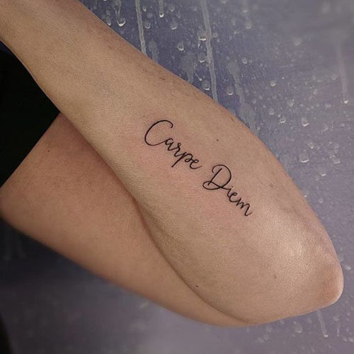 Los mejores diseños de tatuajes de Carpe Diem 6