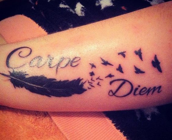Los mejores diseños de tatuajes de Carpe Diem 9