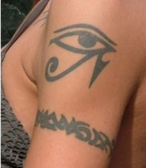 Occhio egiziano tatuaggio design
