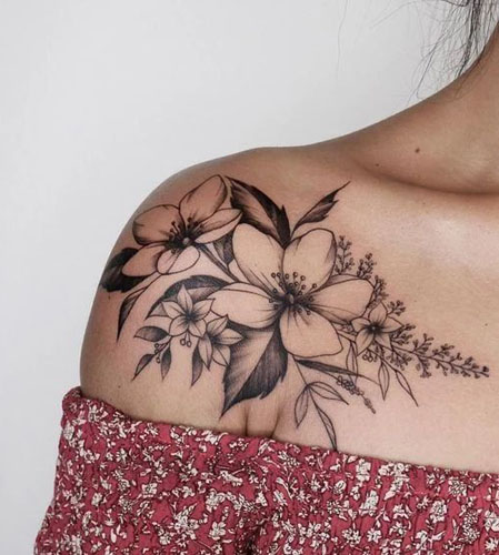 I migliori disegni di tatuaggi floreali 1