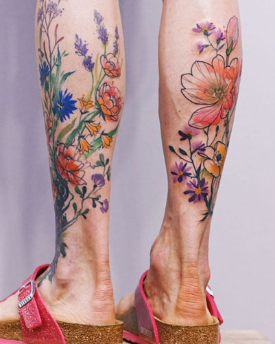I migliori disegni di tatuaggi floreali 2