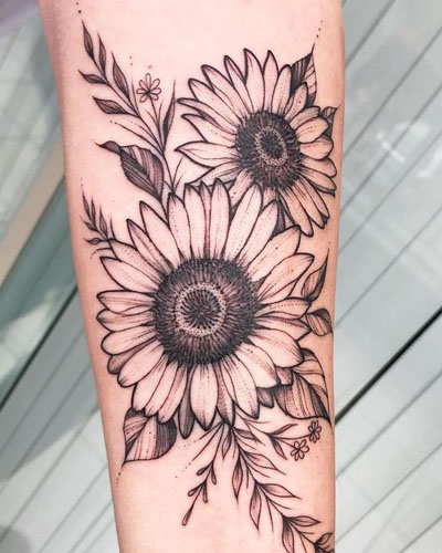 I migliori disegni di tatuaggi floreali 4