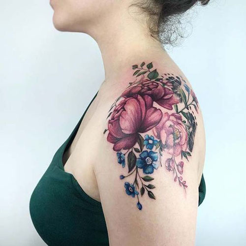 I migliori disegni di tatuaggi floreali 7