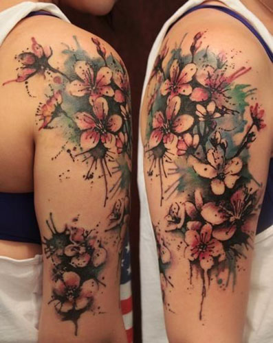 I migliori disegni di tatuaggi floreali 9