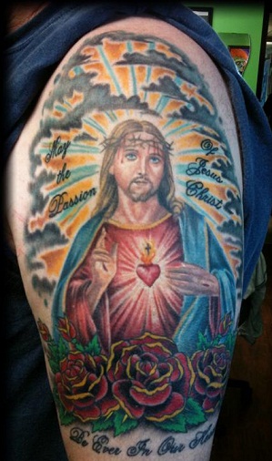 jesucristo, tatuaje