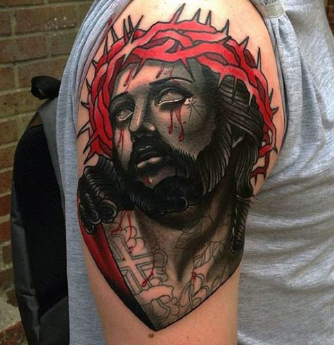 Los mejores diseños de tatuajes de Jesús 5