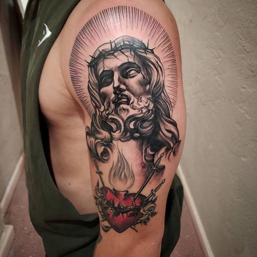 Los mejores diseños de tatuajes de Jesús 6