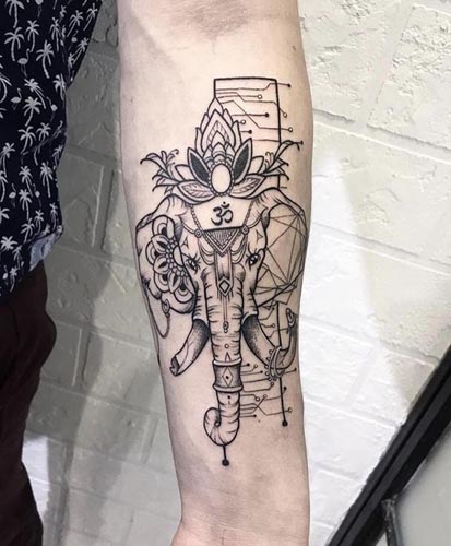 Mejores diseños de tatuajes de Lord Ganesha 1