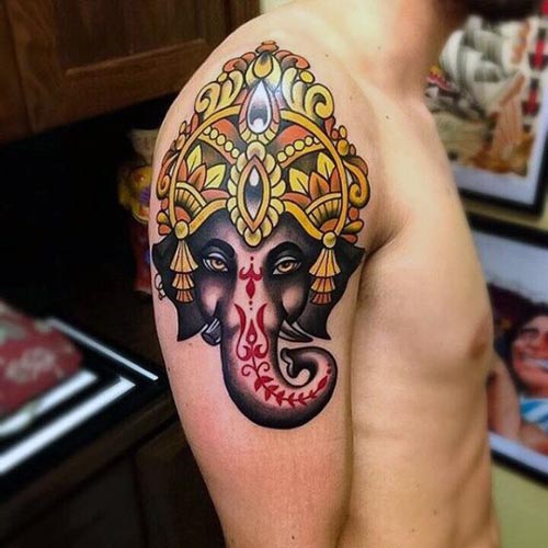 Mejores diseños de tatuajes de Lord Ganesha 8