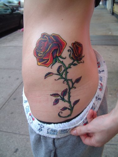 Tatuajes De Rosas En El Cuerpo