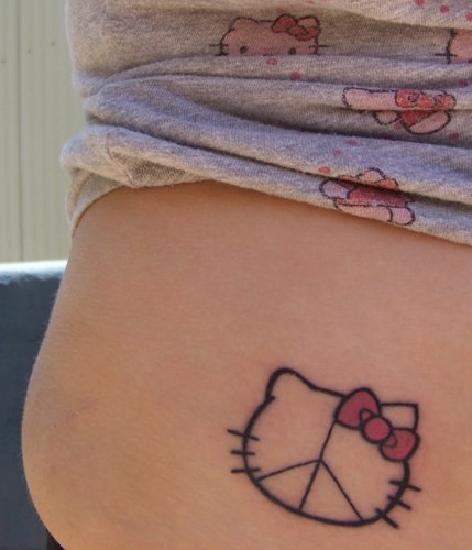 Hello Kitty Paz Tatuaje