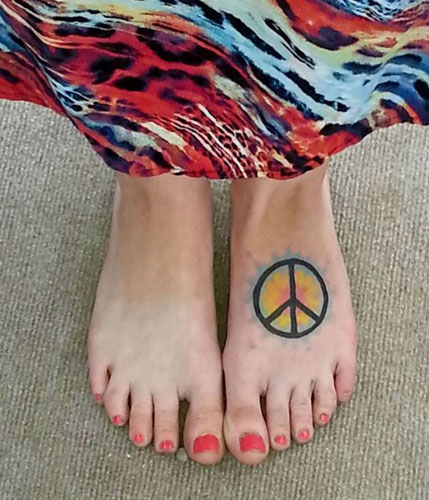 I migliori disegni del tatuaggio della pace 5