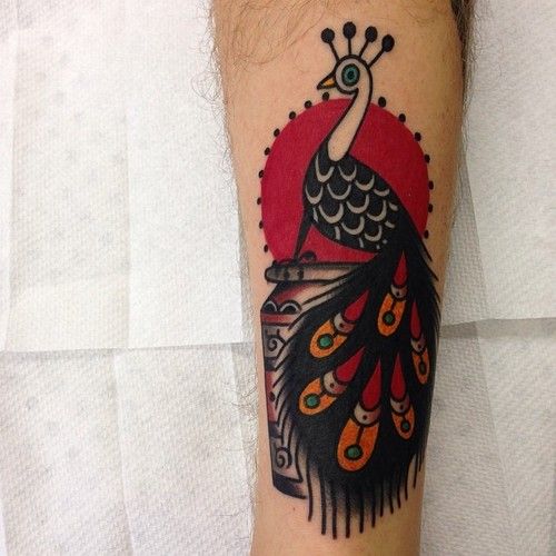Los mejores diseños y significados de tatuajes de pavo real 8