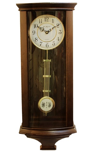 Reloj de péndulo de madera