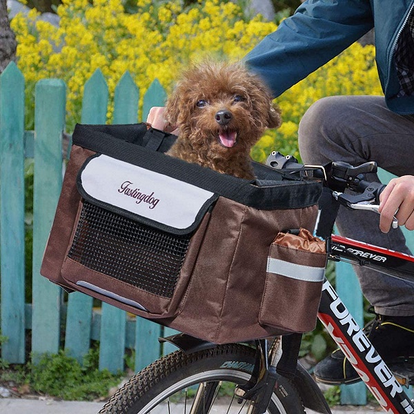 Bolsa de cesta para transporte de perros en bicicleta Hillwest