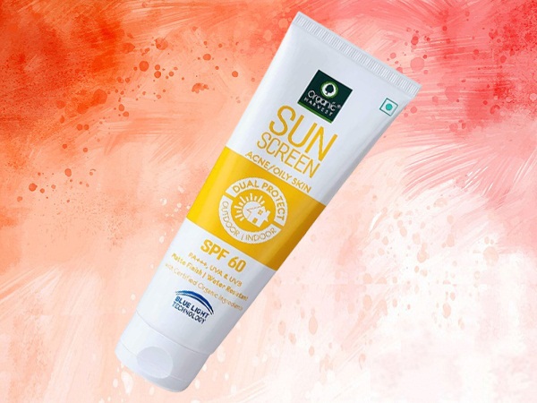 Protector solar Organic Harvest SPF 60 para pieles grasas y con acné