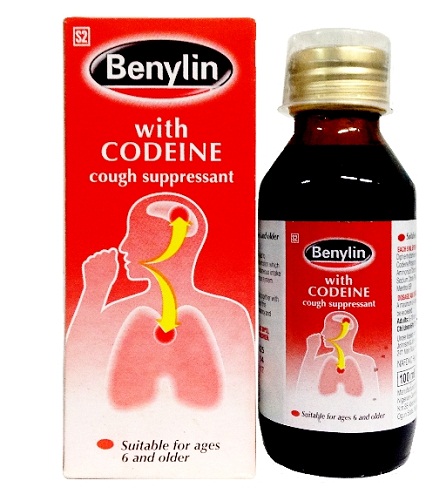 Jarabe de codeína para el control de la tos