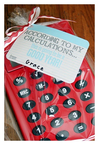 Regalo calculadora para el día del maestro