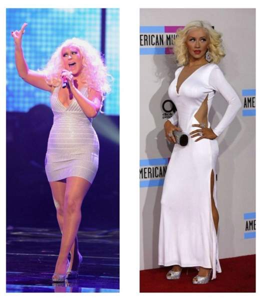 Christina Aguilera gorda para encajar