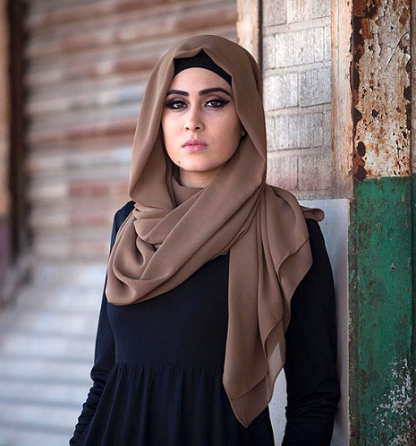 Estilo hijab suelto