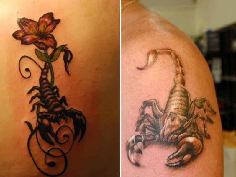 Disegni del tatuaggio dello scorpione