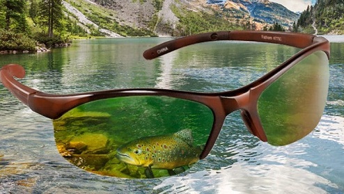 Gafas de sol polarizadas bajo el agua
