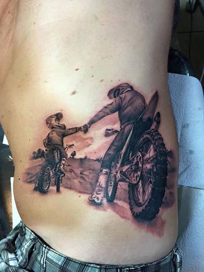 Disegni del tatuaggio del motociclista 5